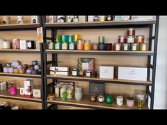 ক্রিসমাসের জন্য হস্তনির্মিত ডেভিড প্লাস্টার জিপসাম সুগন্ধি গার্ডেনিয়া সুগন্ধযুক্ত মোমবাতি