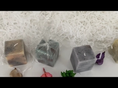 ঢাকনা মোমবাতি সুগন্ধযুক্ত সিরামিক সয়া মোমবাতি সহ অ্যারোমা হোম 4 Oz জার