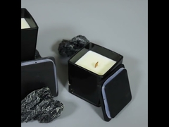 হস্তনির্মিত স্তম্ভ সয়া সুগন্ধি মোমবাতি নারকেল চুন স্বাদ