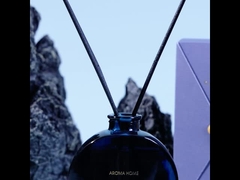 ভিনটেজ এলিগ্যান্ট ডেকোরেশন গ্লাস বোতল রিড ডিফিউজার 100 মিলি স্টিকস গিফট বক্স সহ