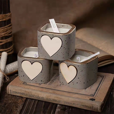 Teakwood সুগন্ধি সব প্রাকৃতিক সয়া ভোটি মোমবাতি ম্যাসেজ মোম