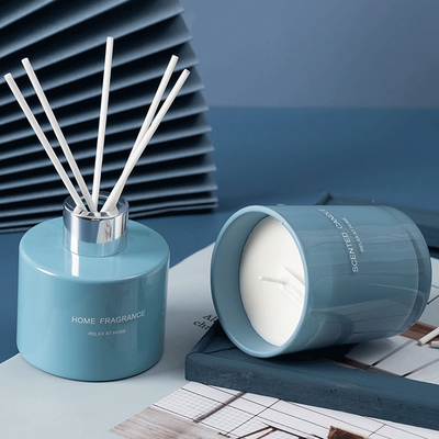 AROMA HOME Fragrance Oil Reed Diffuser সুগন্ধি মোমবাতি অনন্য ডিজাইন