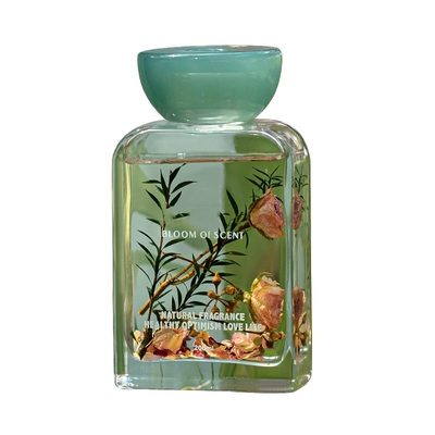 140ml এসেনশিয়াল অয়েল রজন ঢাকনা সেট ব্যাগ ফ্রেশ ফ্রেগ্রেন্স রিড ডিফিউজার উইথ রোজ ফ্লাওয়ার