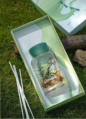 140ml এসেনশিয়াল অয়েল রজন ঢাকনা সেট ব্যাগ ফ্রেশ ফ্রেগ্রেন্স রিড ডিফিউজার উইথ রোজ ফ্লাওয়ার