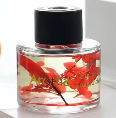 অ্যারোমা রিড ডিফিউজার রঙিন উপহার সেট 150ml বিলাসবহুল পারফিউম সঙ্গে CMYK বক্স