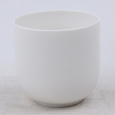 ঘুমানোর জন্য 7oz প্লেইন সাদা সুগন্ধযুক্ত প্রাকৃতিক সিরামিক সয়া মোমবাতি পাত্র