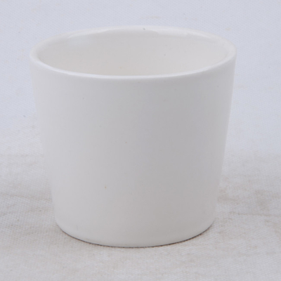 ঘুমানোর জন্য 7oz প্লেইন সাদা সুগন্ধযুক্ত প্রাকৃতিক সিরামিক সয়া মোমবাতি পাত্র